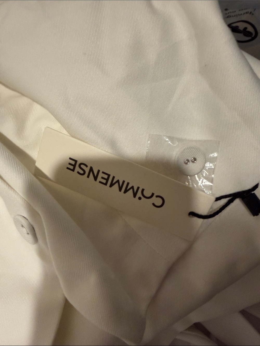 COMMENSE!! Solid Asymmetrical Straight Leg Pants Set - Picture 5 of 7